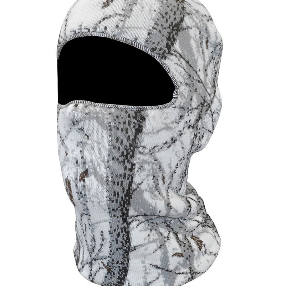 🦌 QUIETWEAR Camo Digital HUNTING BEANIE face cover warmer ski snow  Mask